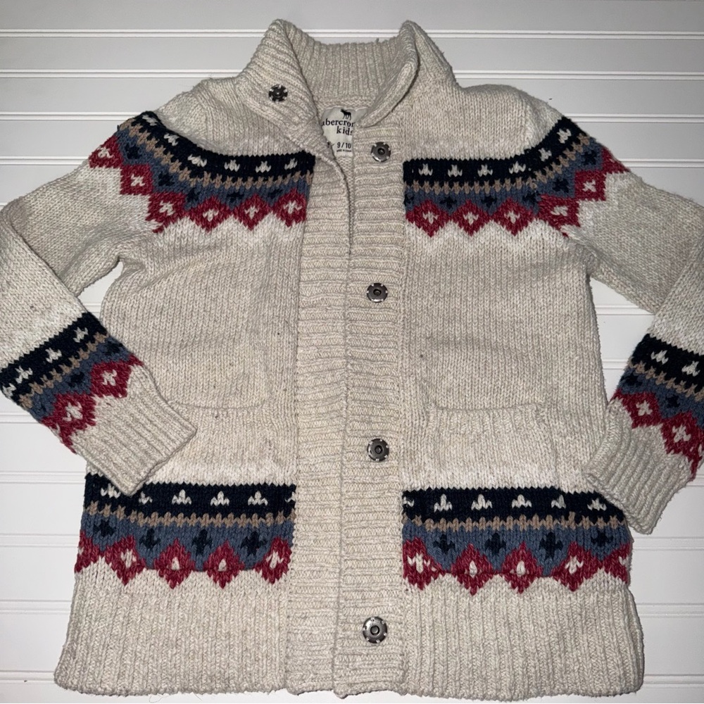 Abercrombie kids cardigan sweater size 9/10